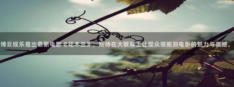 7790必发集团官网：博云娱乐推出最新电影《花木兰》，期待在大银幕上让观众领略到电影的魅力与震撼。